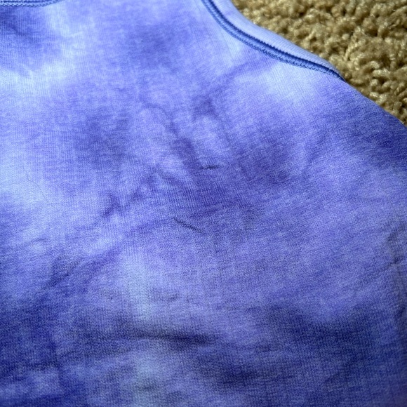 Lululemon Cropped Ebb to Street tank in marble dye charged indigo - Picture 4 of 4